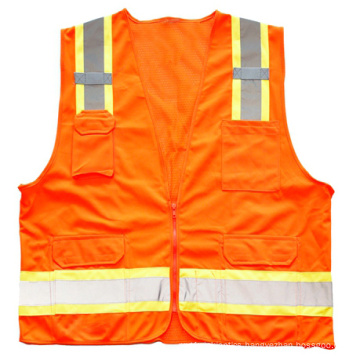 Warning Reflective Safety Vest with Pockets